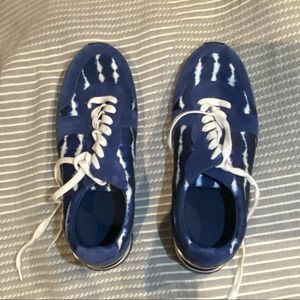 Size 8.5 Tory Burch retro sneakers.